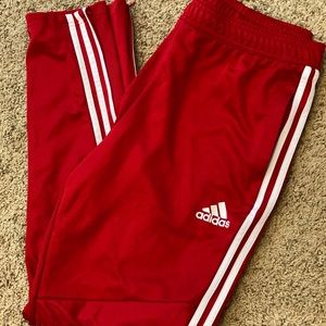 Adidas: red climacool sweats